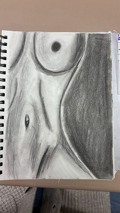 Drawing of Someones Body