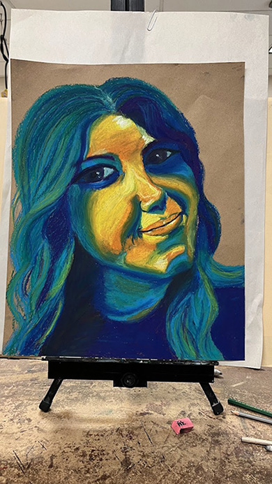 Painting of Self Portrait